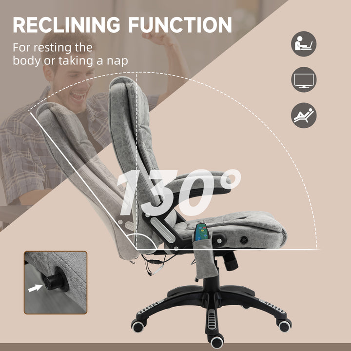 Vinsetto Heated Massage Recliner: 6 Massage Points