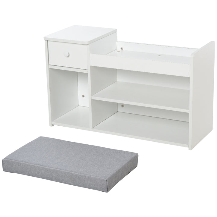 HOMCOM Shoe Storage Bench with Drawer