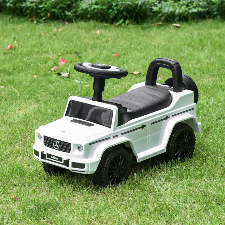 Mercedes-Benz G350 Baby Rider: Foot-to-Floor Slider with Push Handle