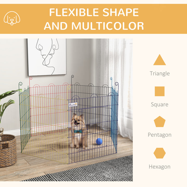 Pet Playpen: Six-Panel Crate with Door