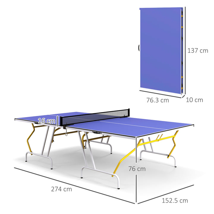 9FT Foldable Table Tennis Table