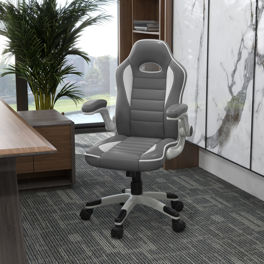 Vinsetto Racing Chair, Grey