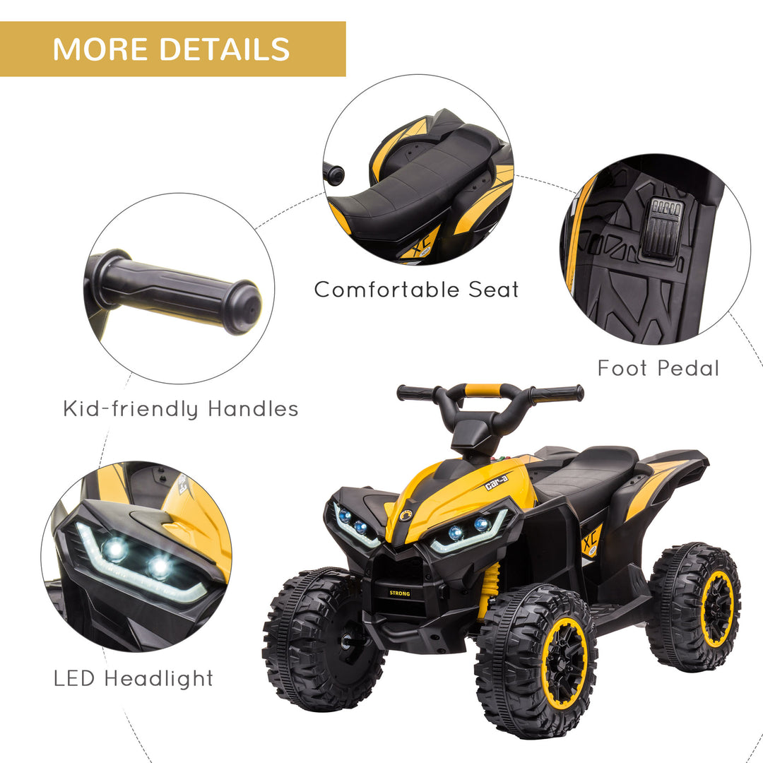 Kids' 12V Electric Quad Bike: Ride-On ATV with Forward/Reverse