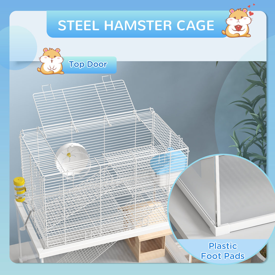 Gerbil Cage with Three Levels