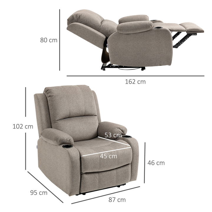 Microfibre Recliner Armchair