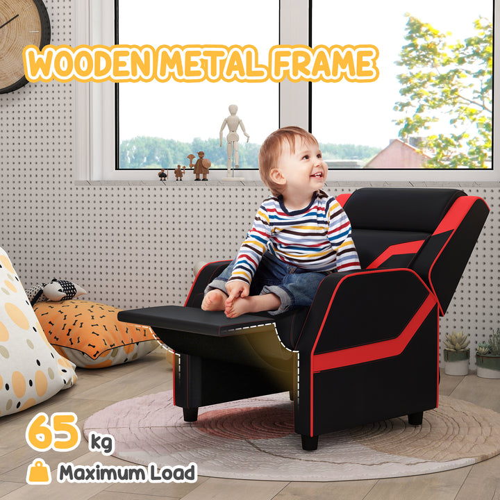 2 in 1 Kids Chair Recliner with Backrest