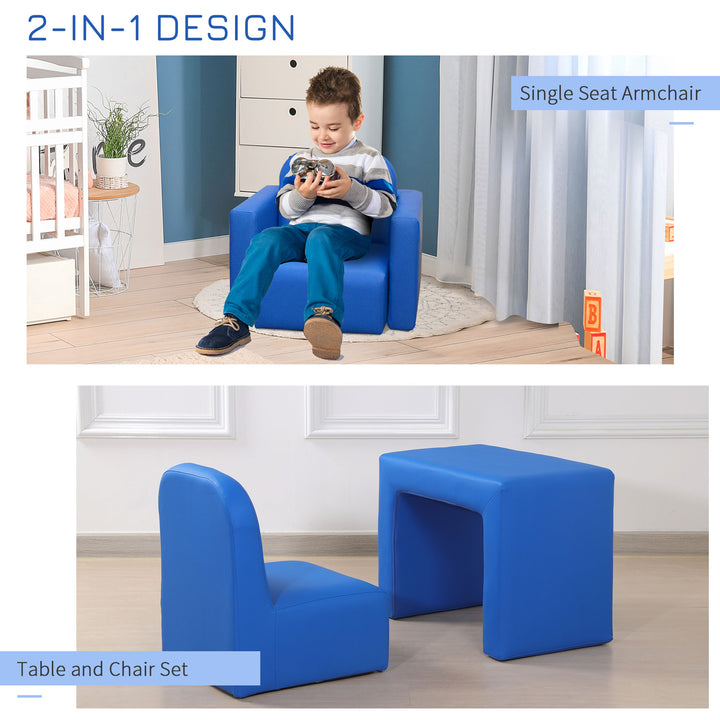 Toddler 2-in-1 Sofa Chair for Playroom