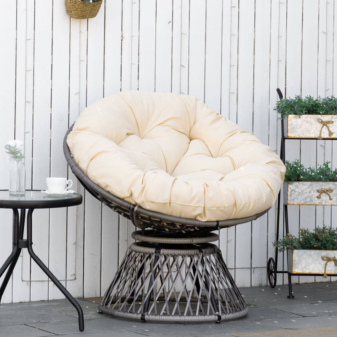 Rattan Moon Chair