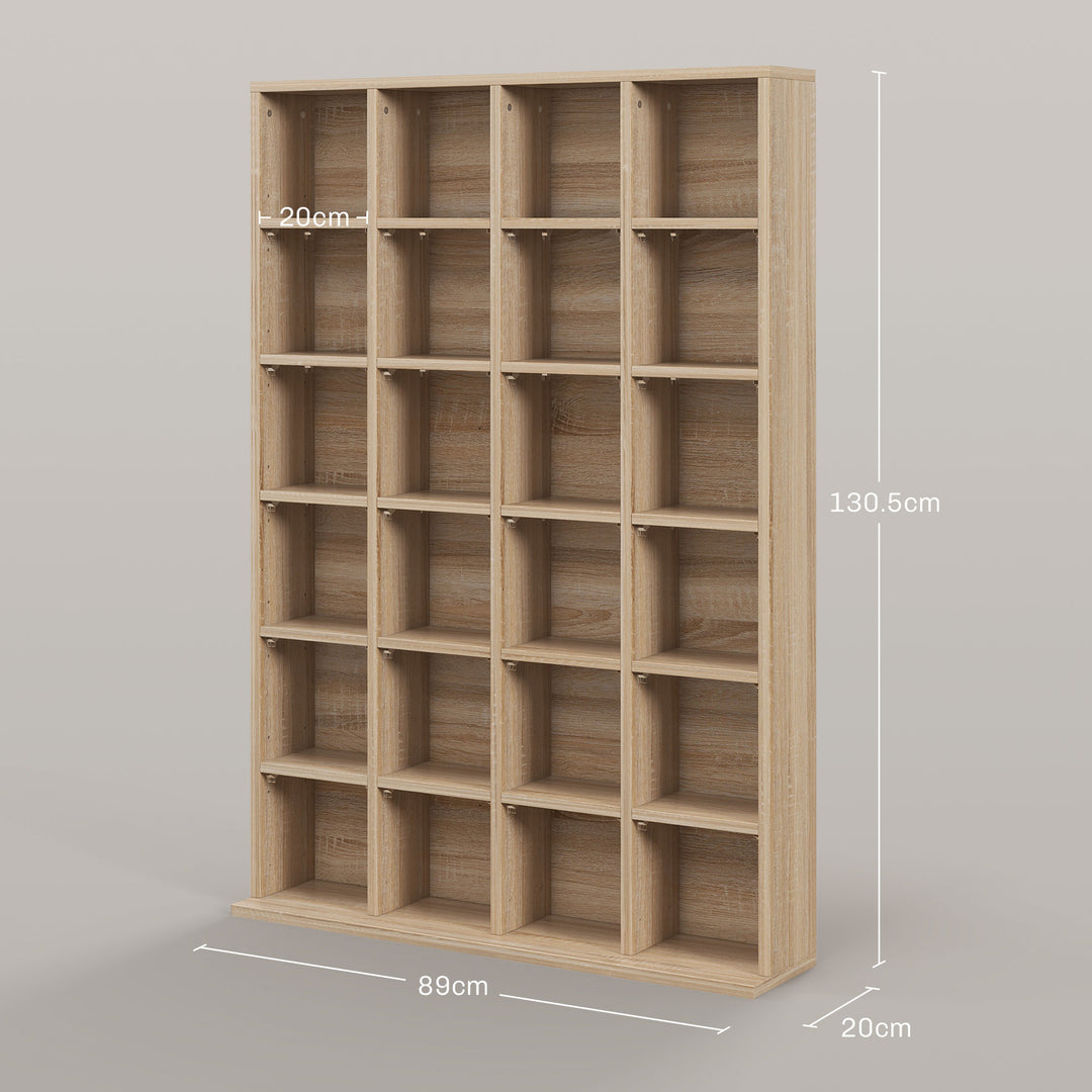 CD Storage Unit with Adjustable Shelves