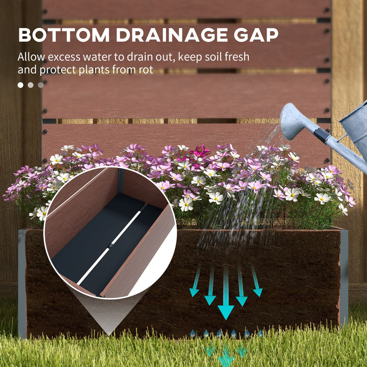 Garden Planter with Trellis for Climbing Plants