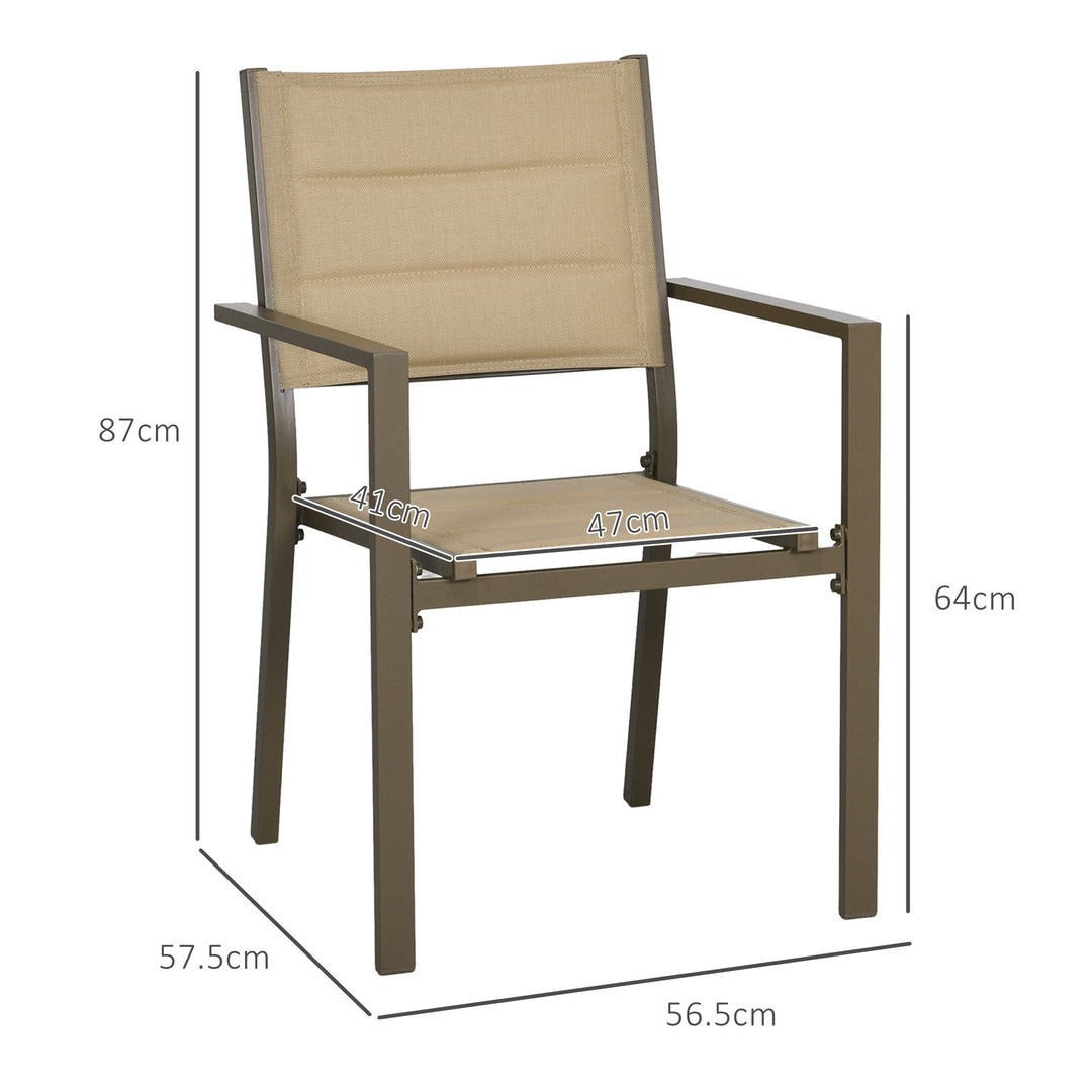 Aluminium Stacking Garden Chairs