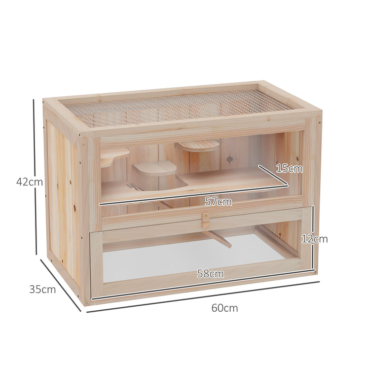 Wooden Hamster Cage Small Animal House Pets at Home