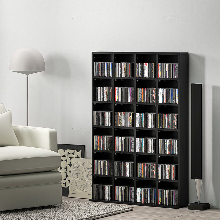 CD Storage Unit with Adjustable Shelves