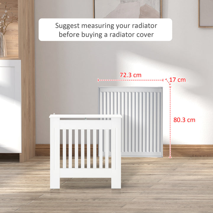 Vertical Slatted Radiator Cover