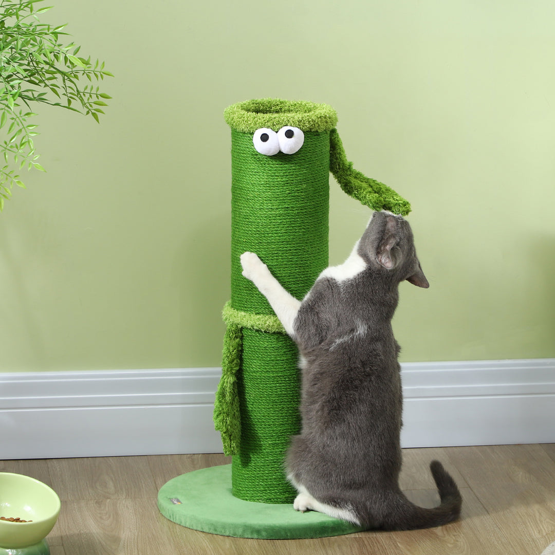 63cm Tall Cat Scratching Post for Indoor Cats with Sisal Rope Cover