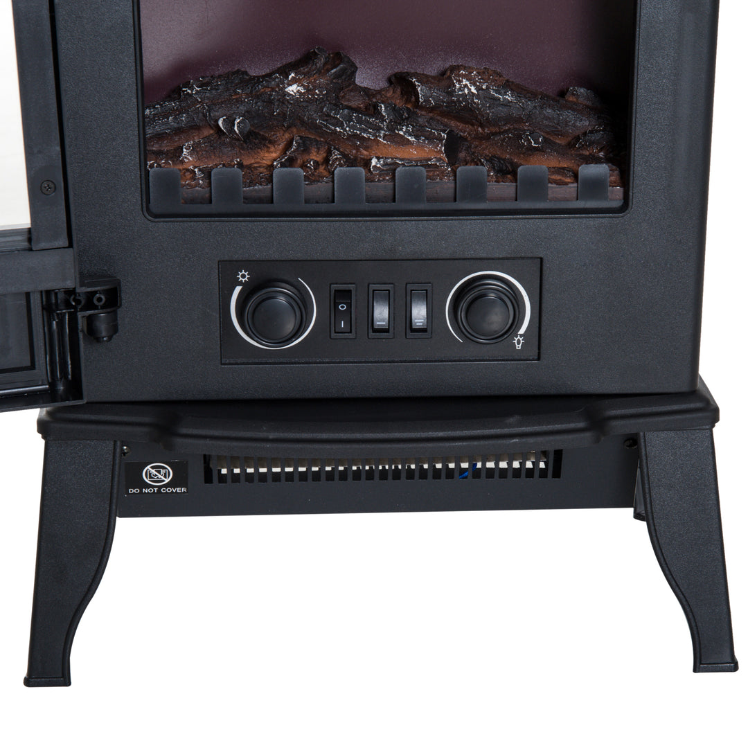 Freestanding Electric Fireplace Heater