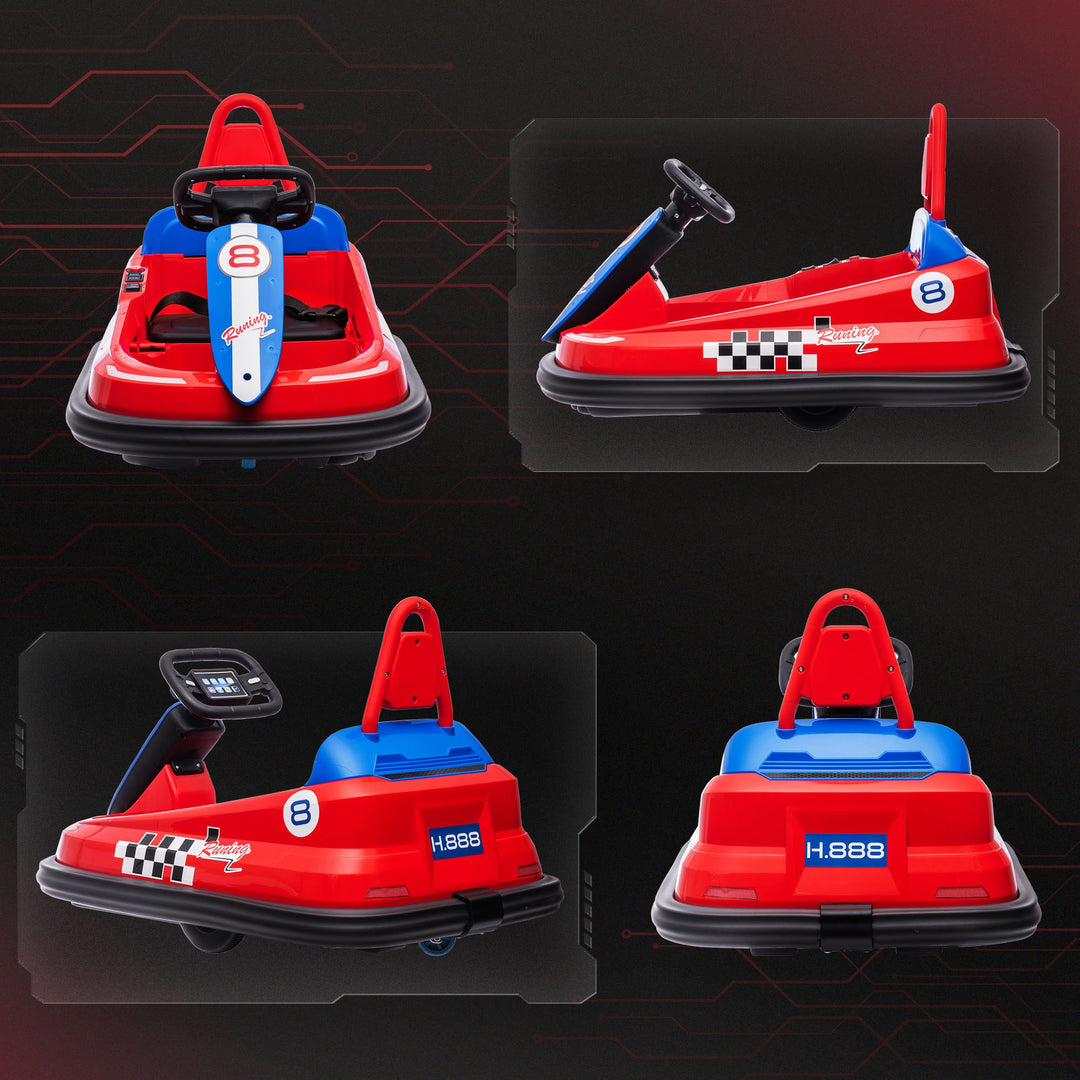 Bumper Car for Kids with 360° Spin