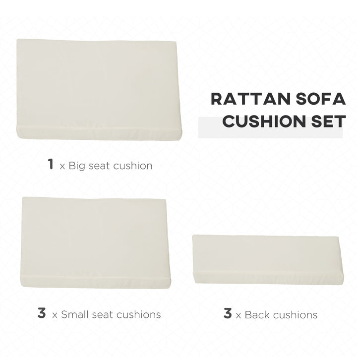 Outdoor Cushion Pad Set for Rattan Furniture