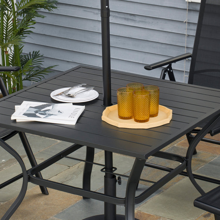 Garden Table with Parasol Hole