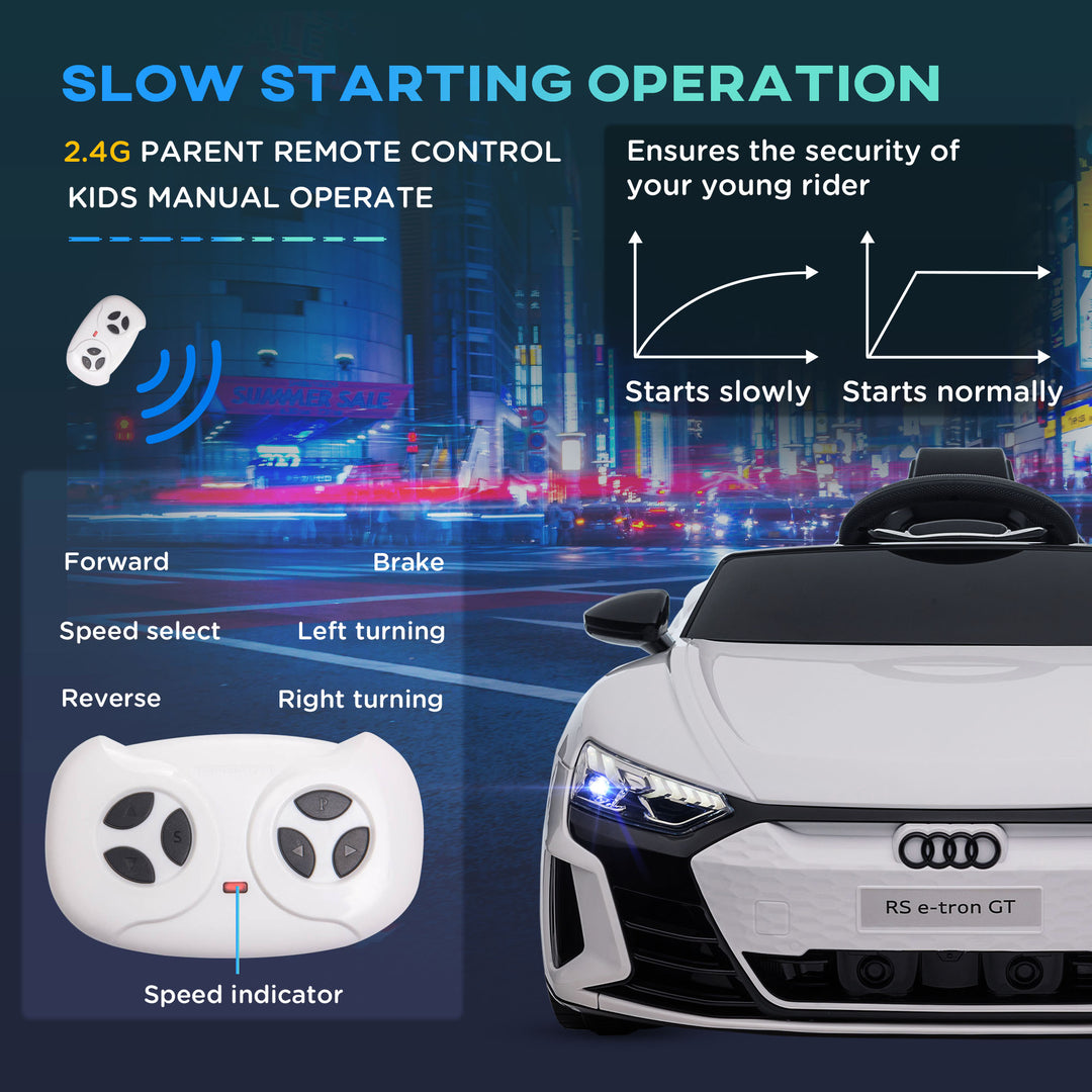 Audi Licensed Kids Electric Ride On Car with Parental Remote Control