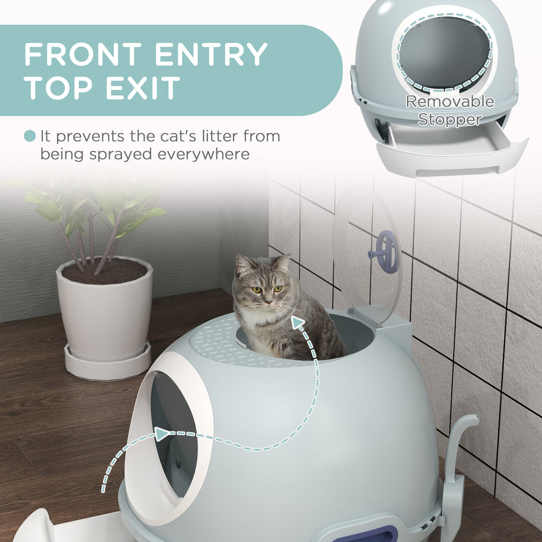 Cat Litter Box With Litter Scoop