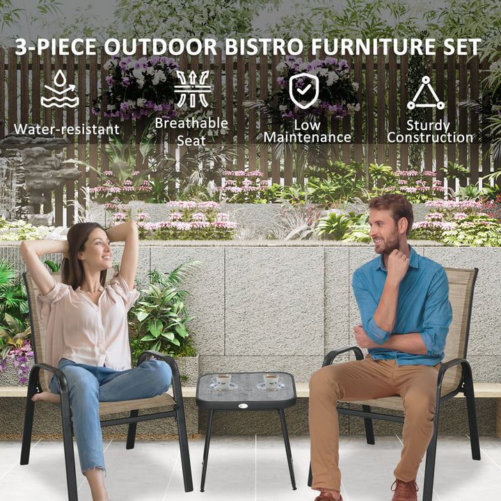 3 Pieces Outdoot Bistro Set