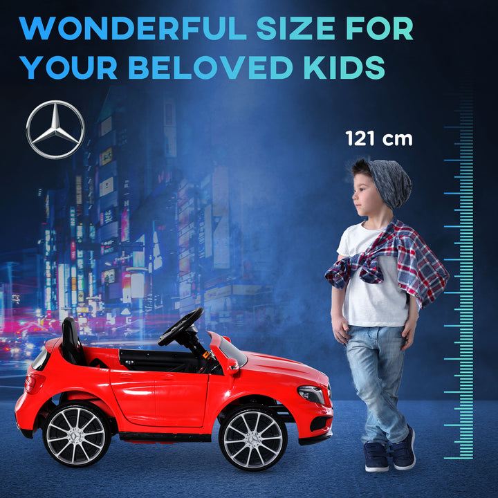 Compatible for 6V Kids Ride On Car Mercedes Benz GLA Licensed Toy toddler w/ Music Remote Control Rechargeable Headlight Two Speed