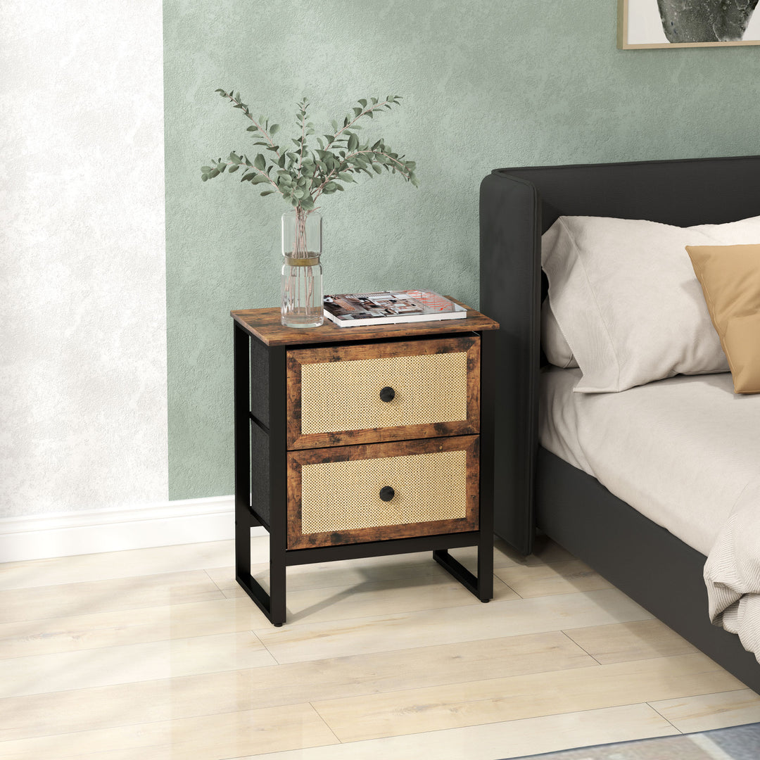 HOMCOM Bedside Table