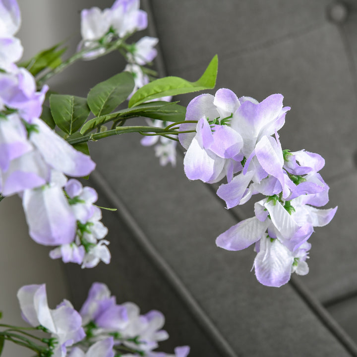 Twin Pack Artificial Wisteria Plants in Pots