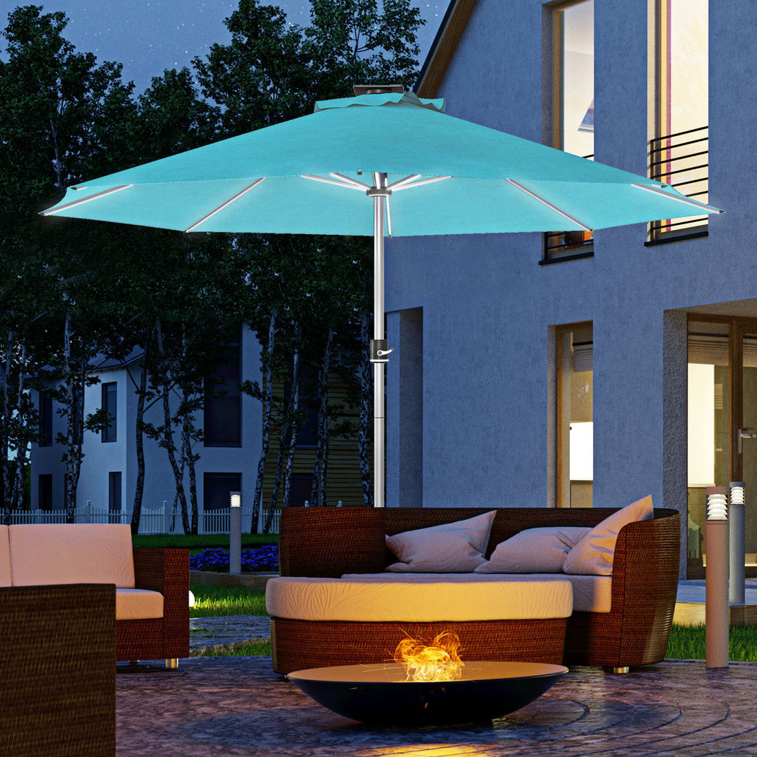 Waterproof LED Patio Umbrella