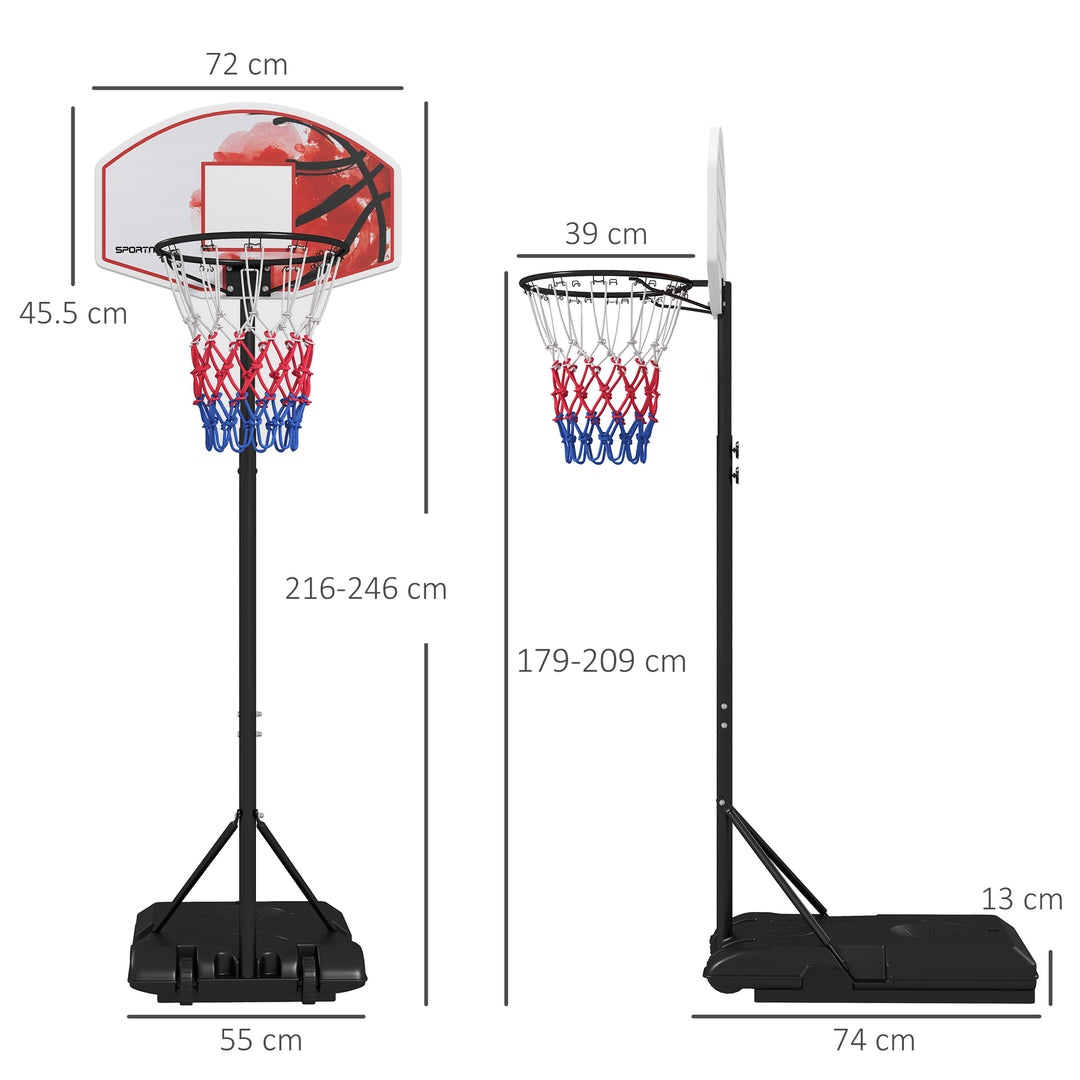 Adjustable Basketball Stand Net System