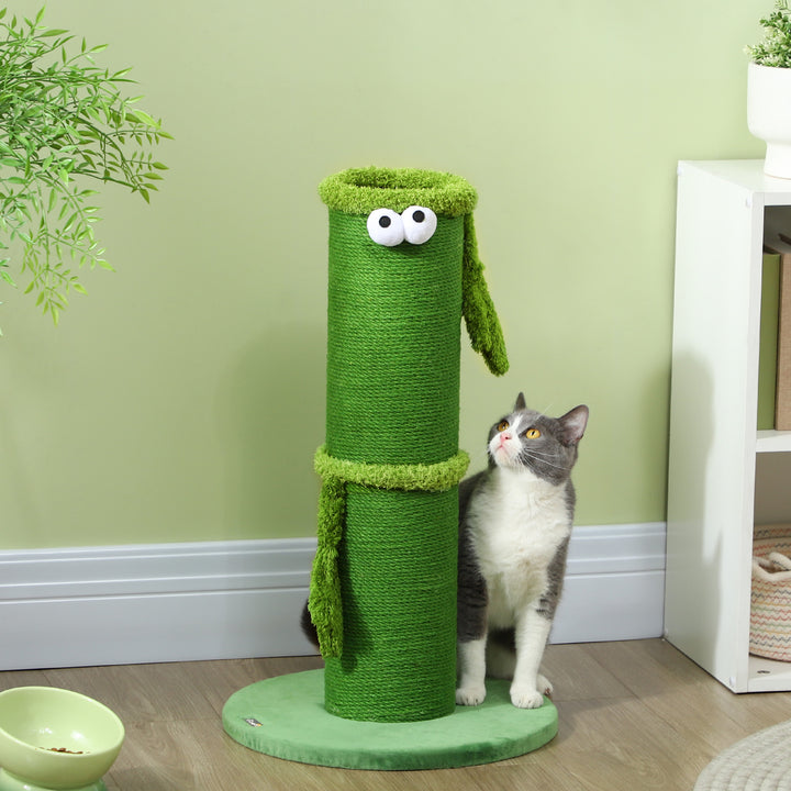 63cm Tall Cat Scratching Post for Indoor Cats with Sisal Rope Cover