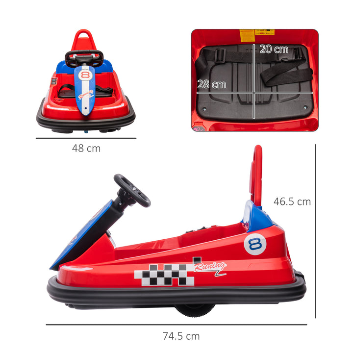 Bumper Car for Kids with 360° Spin