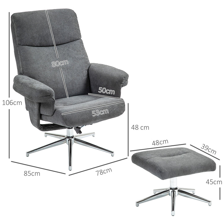 Recliner Chair with Footstool