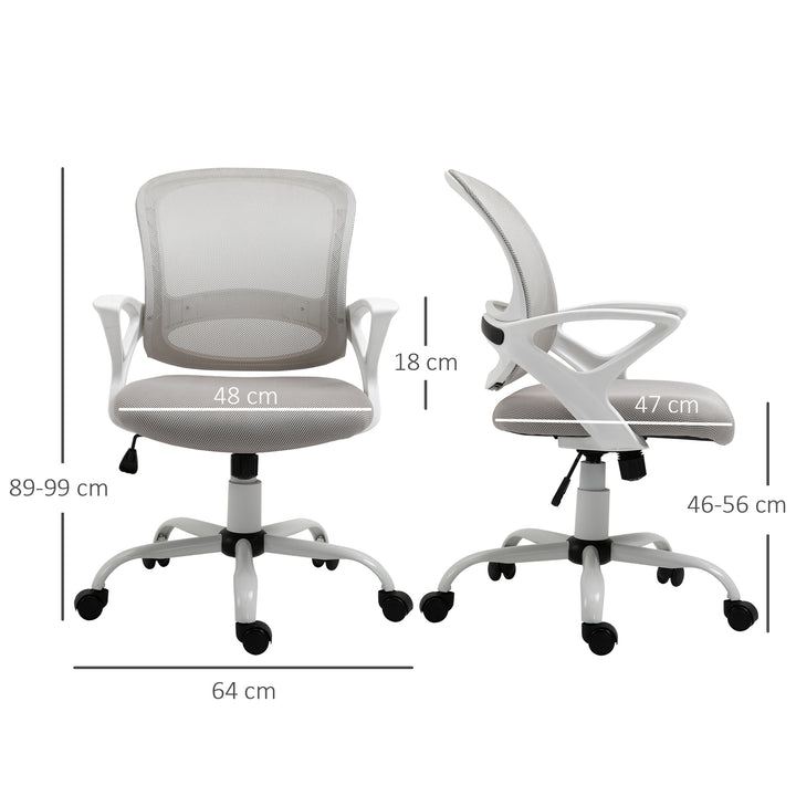 Vinsetto Mesh Office Swivel Chair with Adjustable Lumbar Support