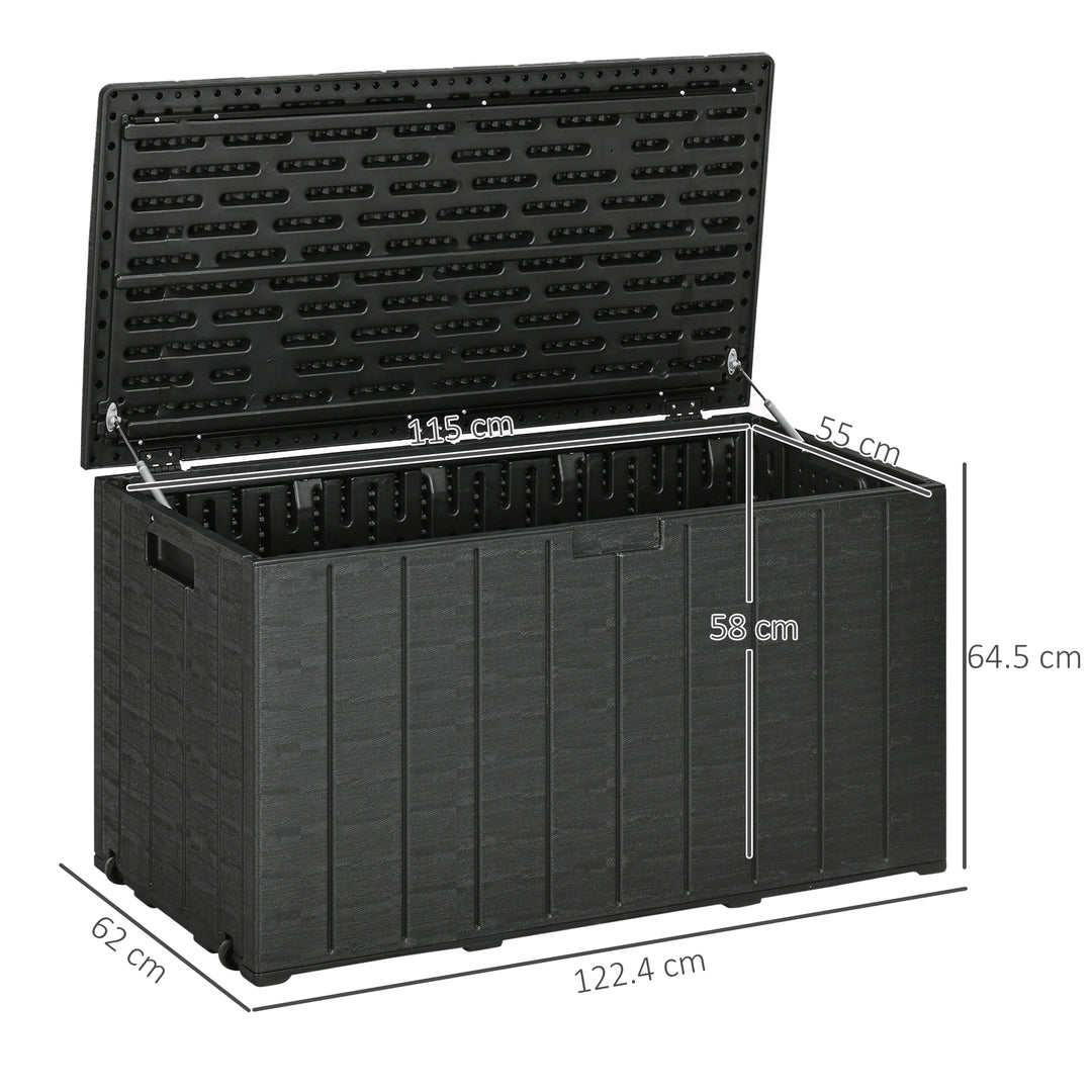 336 Litre Extra Large Outdoor Garden Storage Box