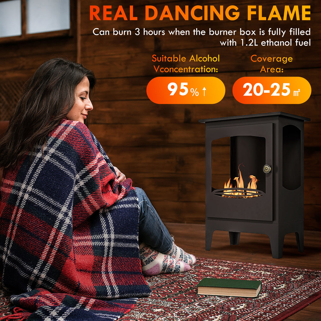 Freestanding Ethanol Fireplace