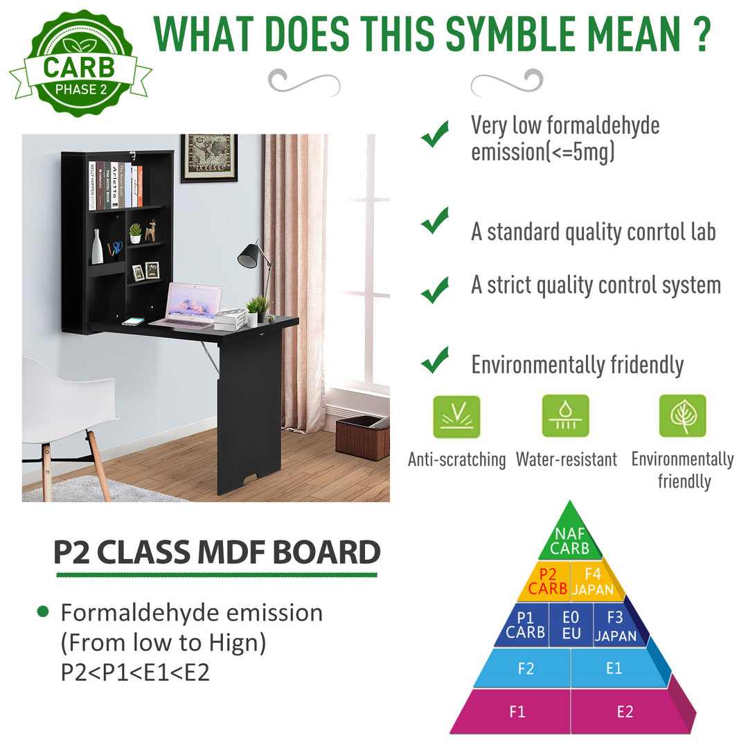 Compact Foldable Wall-Mounted Table