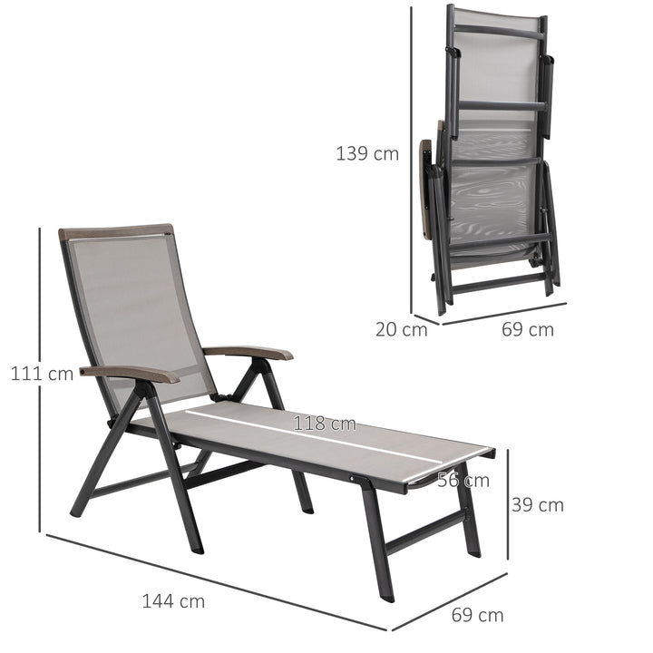 Outdoor Folding Sun Lounger