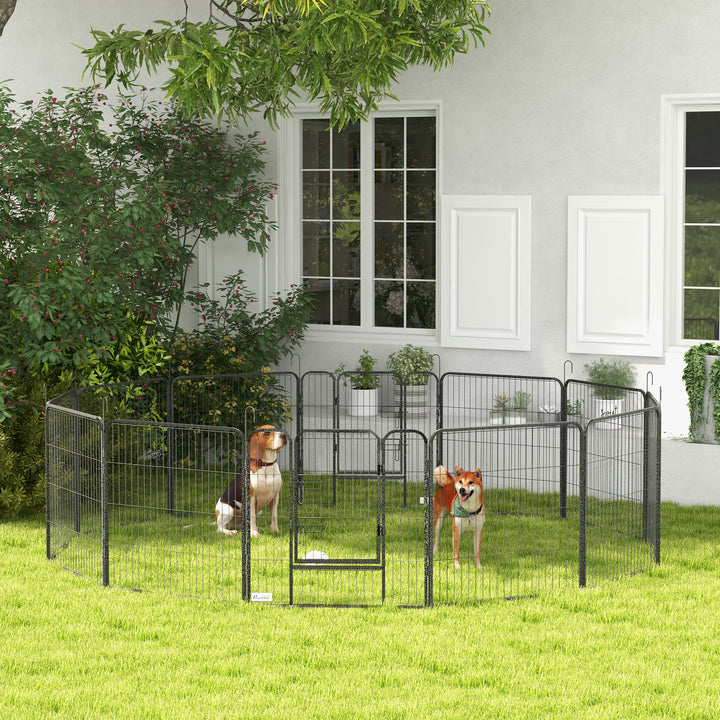 Heavy Duty 12 Panel Puppy Playpen