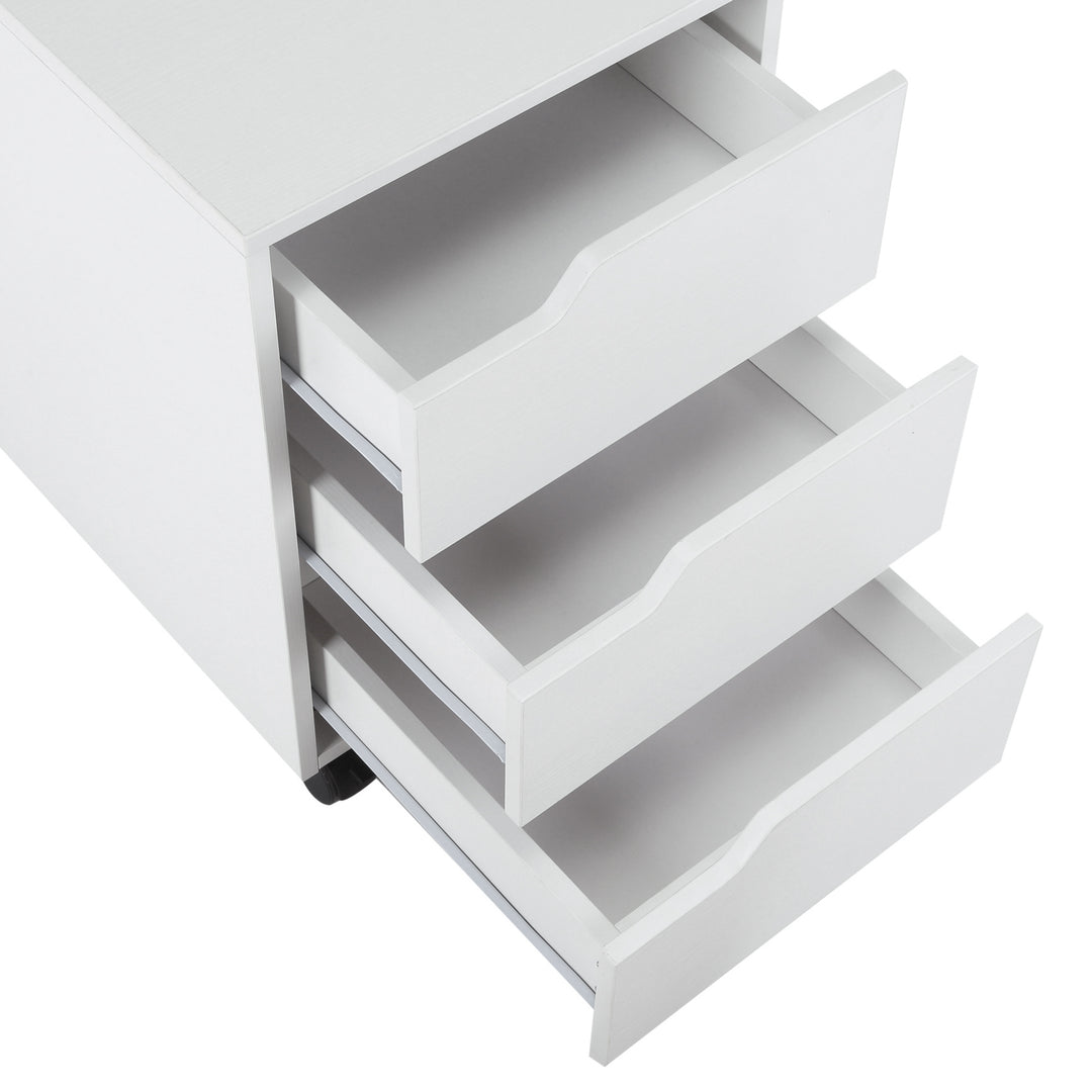 3 Drawer Mobile File Cabinet