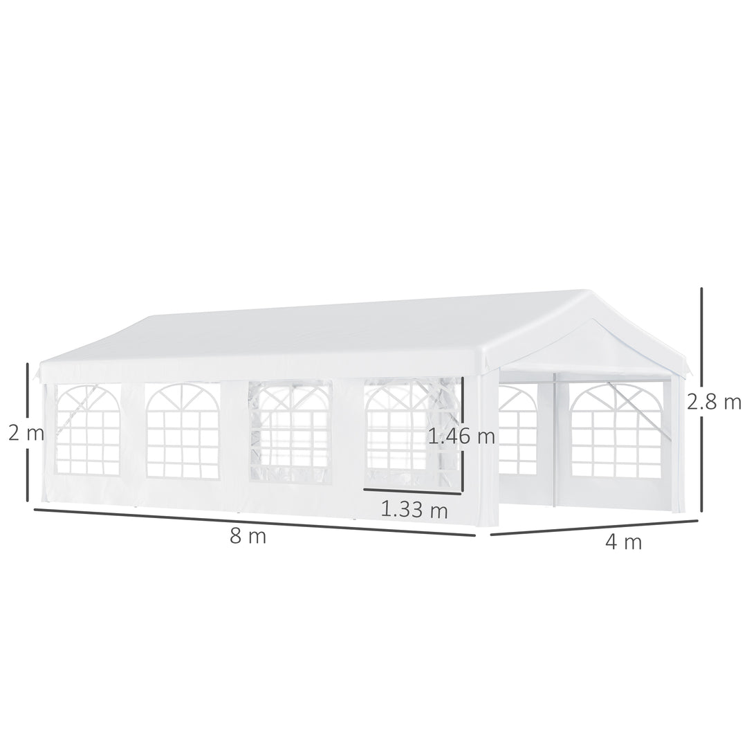 Large Party Tent: Heavy-Duty Steel Gazebo for Events