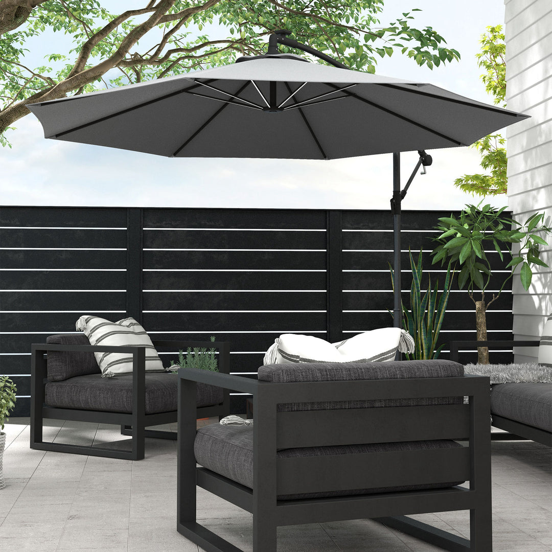 Waterproof 3(m) Cantilever Parasol