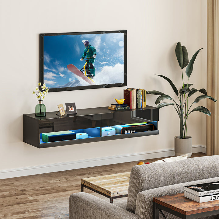 Floating TV Unit Wall Mounted TV Cabinet