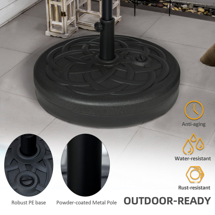 Parasol Base Stand: Outdoor Umbrella Holder