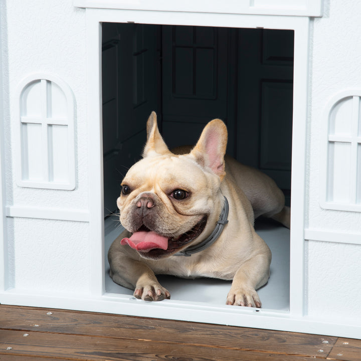 Plastic Outdoor Dog Kennel – Weather-Resistant Pet House