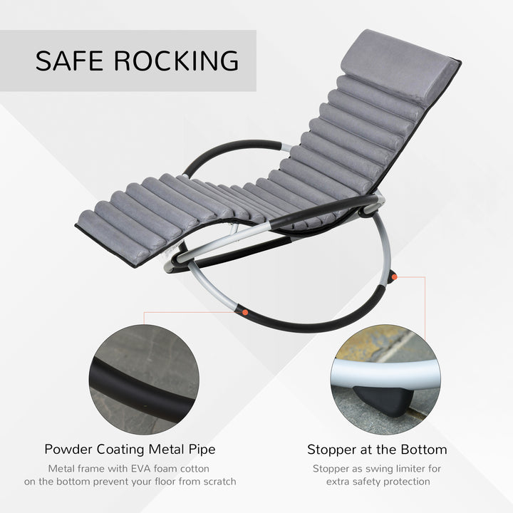 Folding Orbital Rocking Lounger