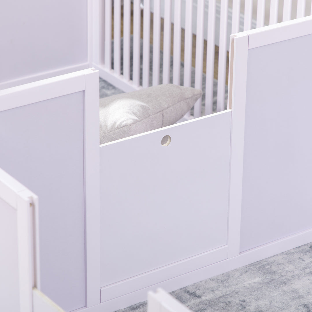 7 Panels Playpen with 3 Doors for Baby Dogs