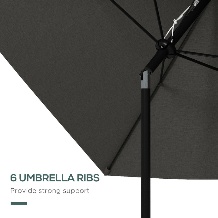 2 x 3(m) Garden Parasol Umbrella