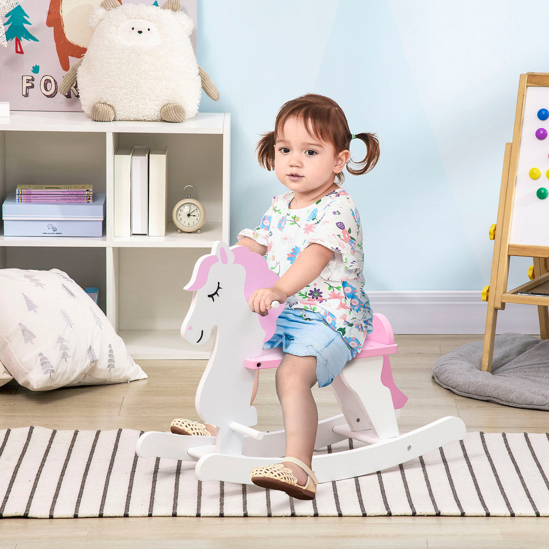 Traditional Wooden Rocking Horse